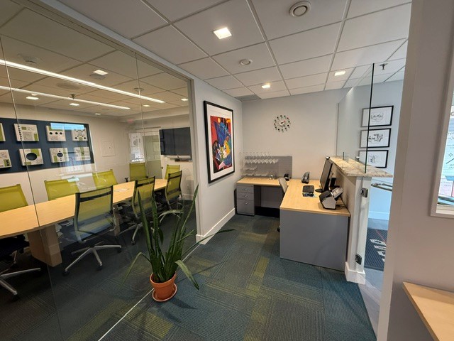 Main office and work areas