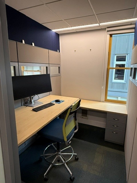 Inside a workstation
